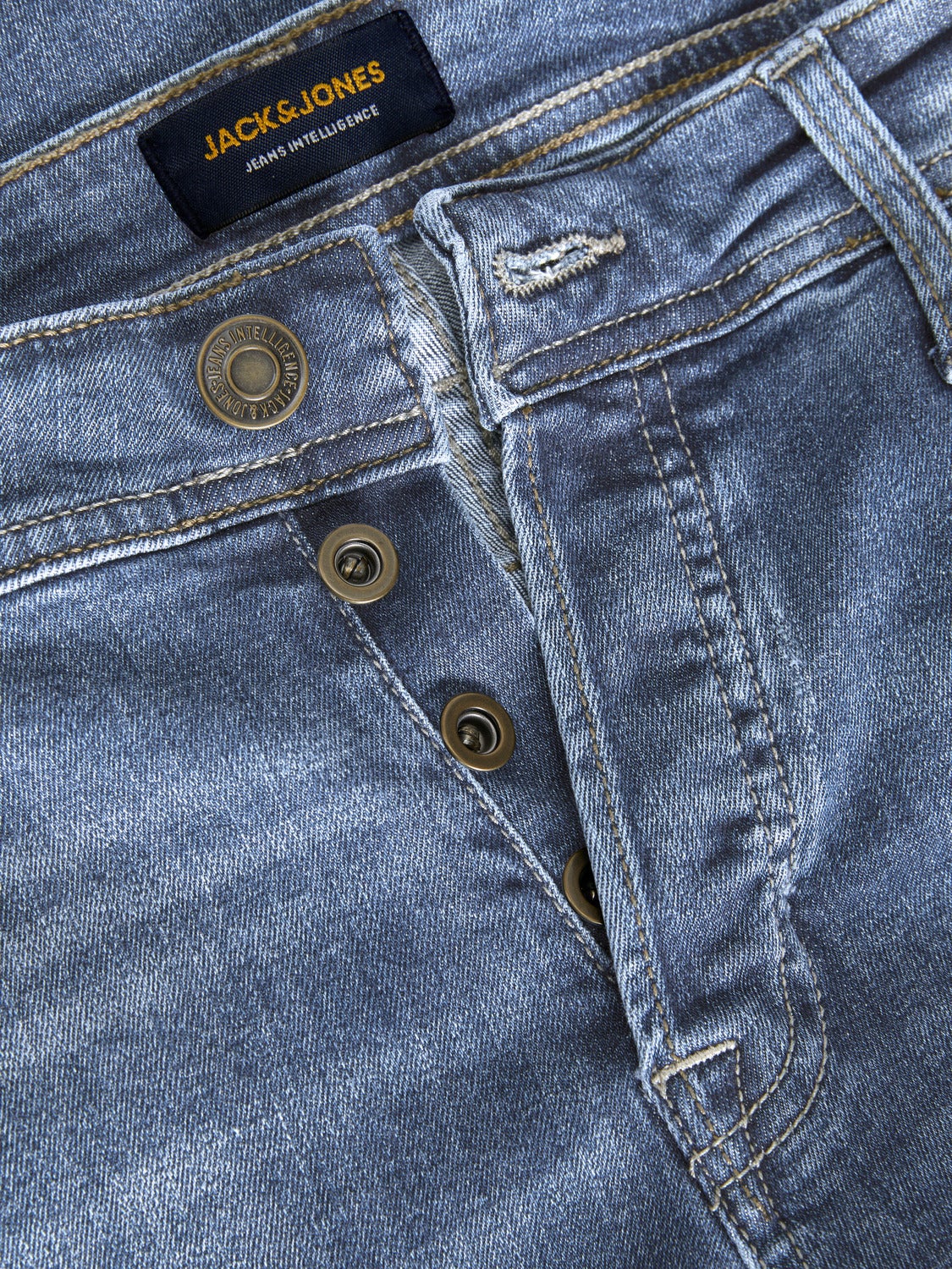 Closeup of Jack and Jones Lebel on Jeans.jeanswear Brand Editorial Image -  Image of american, brand: 262013050